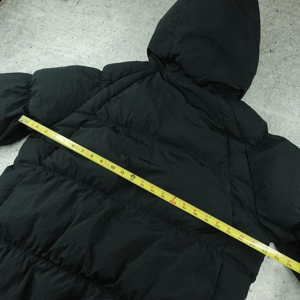 Jordan Essential Mens Puffer Jacket Black Red Hooded DQ7348-010 Large